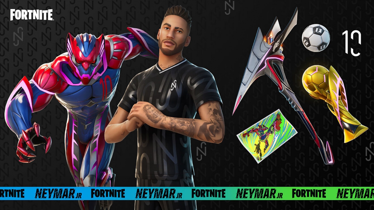 FORTNITE PRESENTÓ LA NUEVA SKIN DE NEYMAR